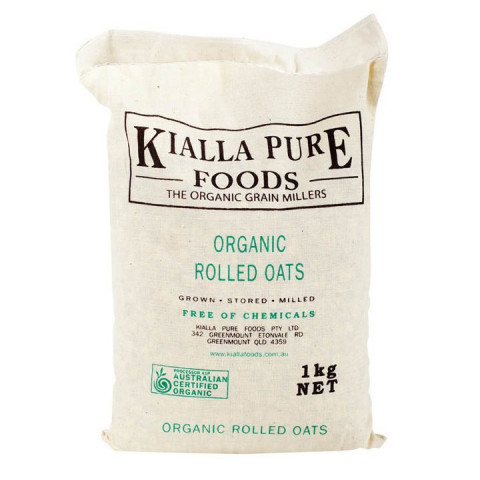 Kialla  Organic Rolled Oats (Calico Bag)