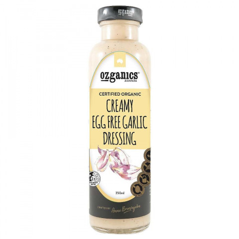 Ozganics Creamy Egg Free Garlic Dressing