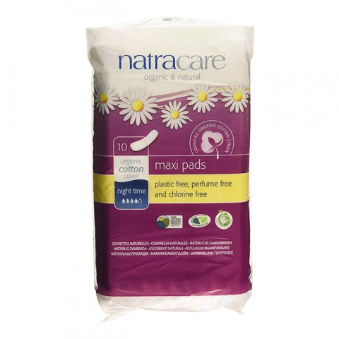 Natracare Maxi Pads Night Time