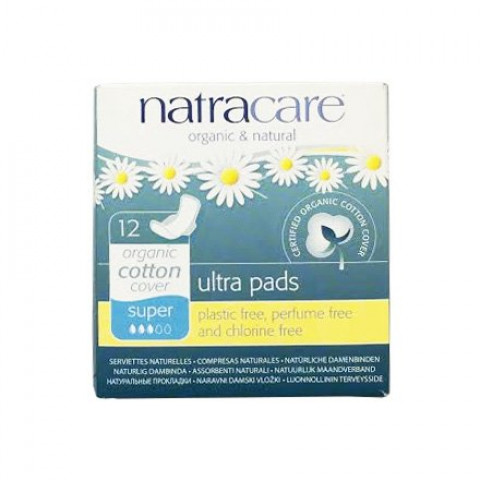 Natracare Ultra Pad Wings - Super
