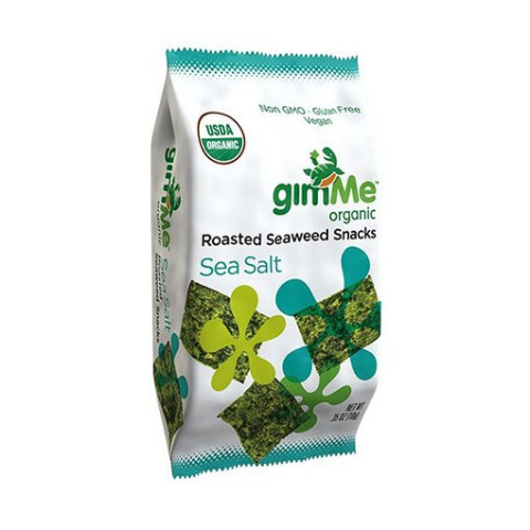 Gimme Organic Sea Salt Roasted Seaweed Snacks 6 packs