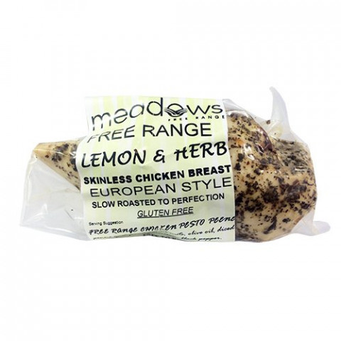 Meadows Free Range Lemon and Herb Chicken Breast (precooked)