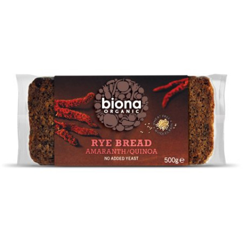 Biona Organic Rye Bread with Amaranth and Quinoa