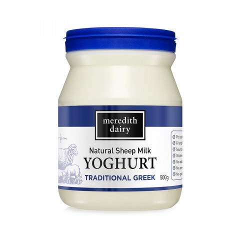 Meredith Dairy Sheep’s Milk Traditional Greek Yoghurt (blue lid)