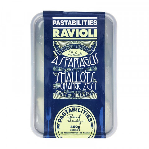 Pastabilities Ravioli - Asparagus, Orange Zest and Shallots Ravioli