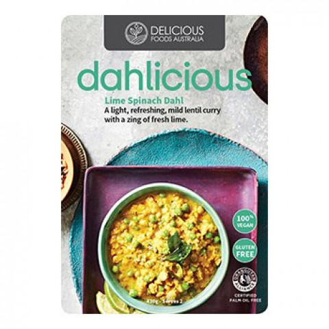 Dahlicious Lime and Spinach Dahl<br>