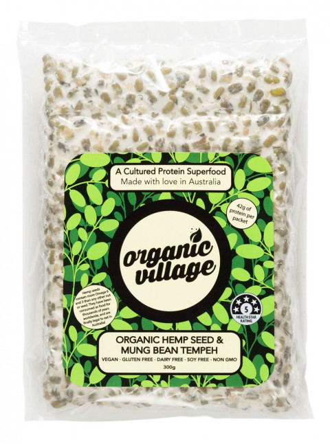 Organic Village Organic Hemp Seed and Mung Bean Tempeh