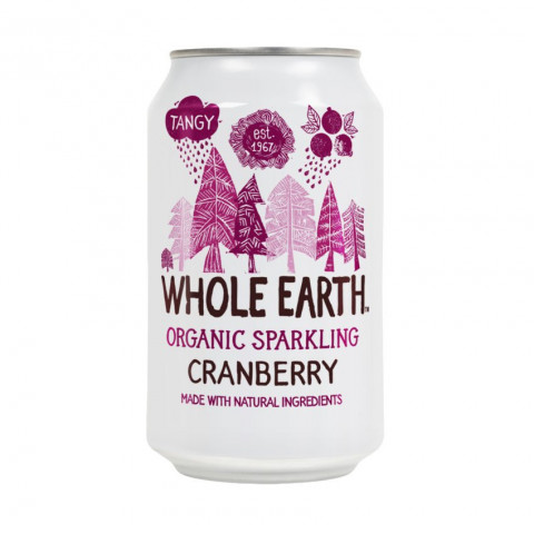 Whole Earth Organic Lightly Sparkling Cranberry