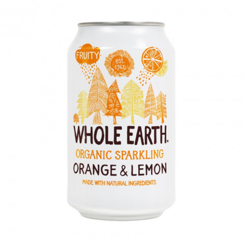 Whole Earth Organic Lightly Sparkling Orange and Lemon