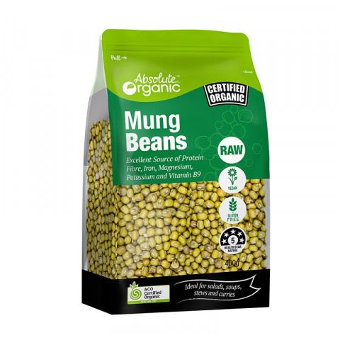 Absolute Organic Whole Green Mung Beans