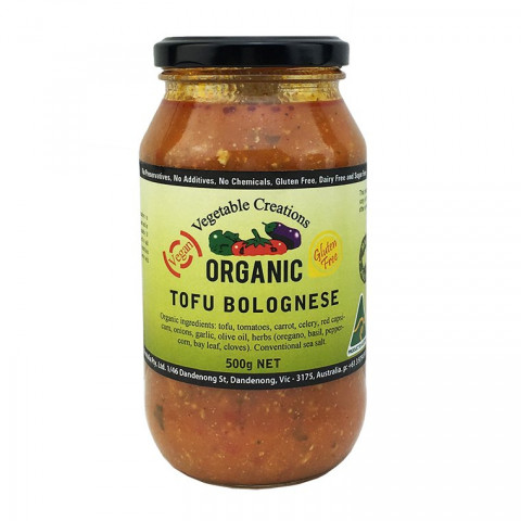 Vegetable Creations Organic Tofu Bolognese Sauce