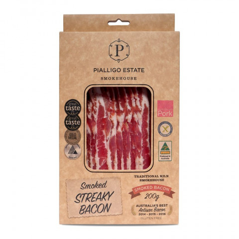 Pialligo Estate Smokehouse Bacon - Streaky Dry Cured and Smoked