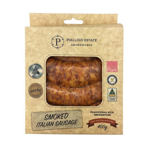 Pialligo Estate Smokehouse Sausages - Pork Italian 4 pack