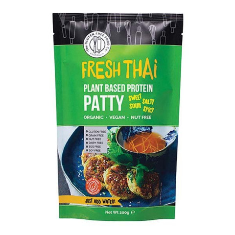 The Gluten Free Food Co Plant Based Protein Patty - Fresh Thai