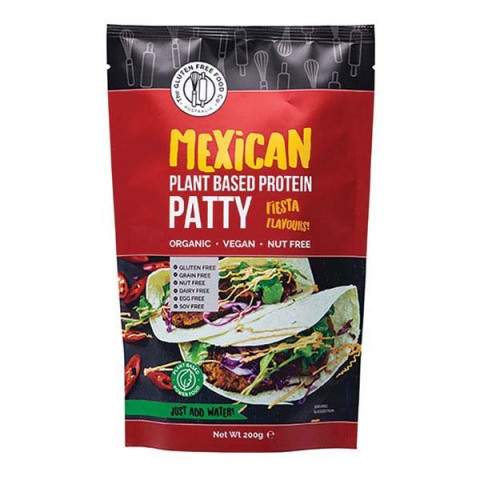 The Gluten Free Food Co Plant Based Protein Patty - Mexican