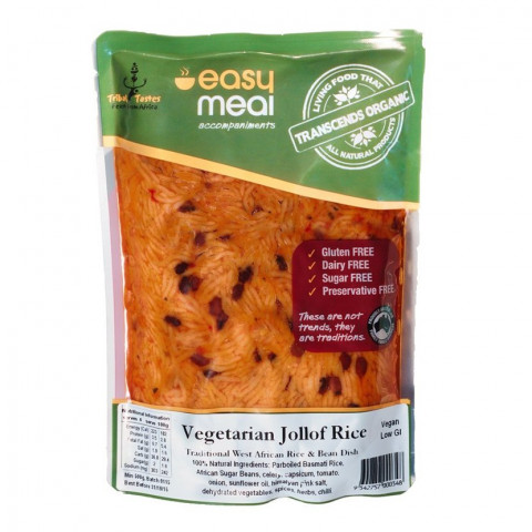 Tribal Tastes Vegetarian Jollof Rice - Easy Meal Accompaniments