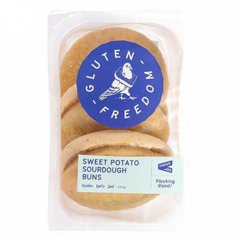 Gluten Freedom Sweet Potato Sourdough Buns - Frozen