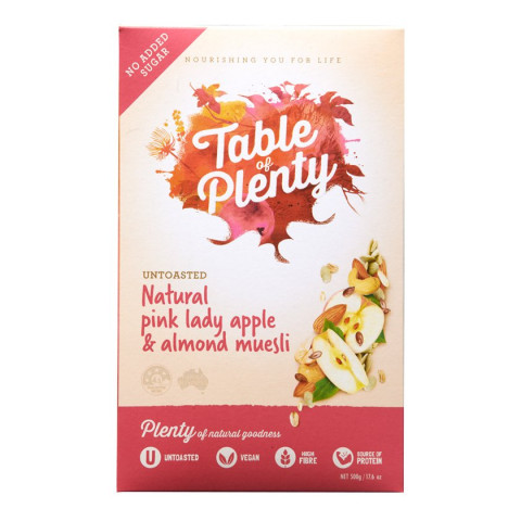 Table of Plenty Muesli Pink Lady Apple