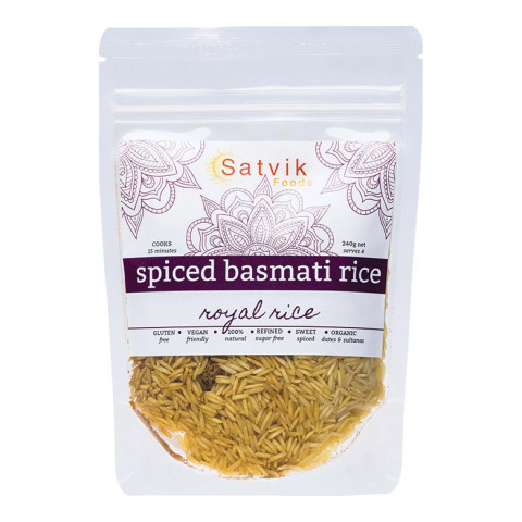 Satvik Foods Spiced Basmati Rice Royal Rice