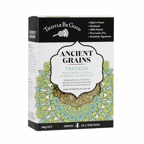 Thistle Be Good Ancient Grains - Freekeh with Green Lentils, Almonds and Pine Nuts
