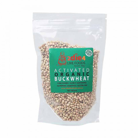 2Die4 Live Foods Organic Activated Buckwheat