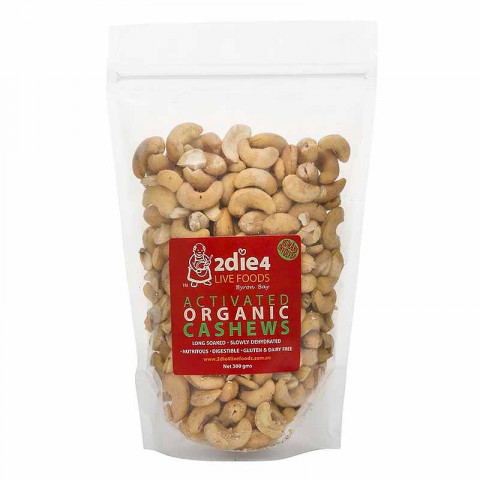 2Die4 Live Foods Organic Activated Cashews