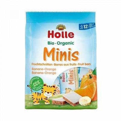 Holle Organic Mini Bars Banana Orange