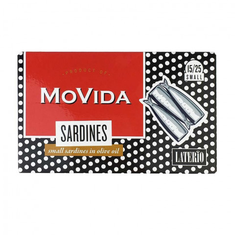 MoVida Small Sardines in Olive Oil