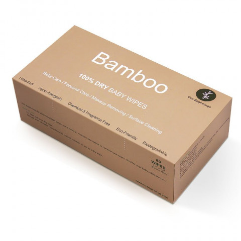 Eco Beginnings Dry Bamboo Wipes