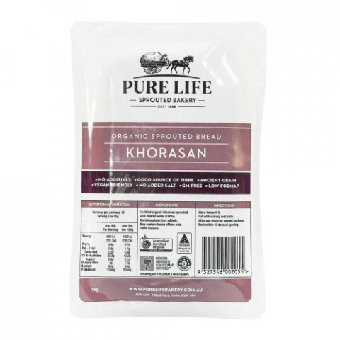 Pure Life Sprouted Khorasan (Kamut) Bread