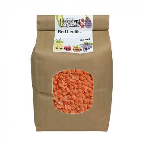 Doorstep Organic Red Lentils Split