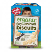 Whole Kids  Farm Animal Biscuits Vanilla