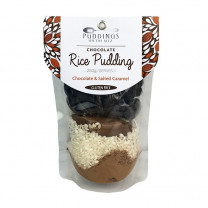 Puddings on the Ritz Chocolate Salted Caramel Rice Pudding Mix
