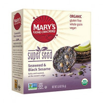 Mary’s Gone Crackers Super Seed Seaweed Sesame Crackers