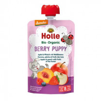 Holle Baby Food Organic Pouch Apple and Peach with Fruits of the Forest