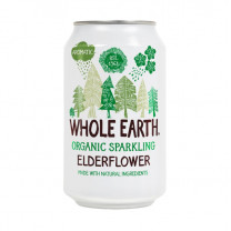 Whole Earth Organic Lightly Sparkling Elderflower - Clearance
