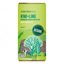 Rawries Vegan White Chocolate Kiwi and Lime